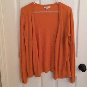 Orange cardigan
